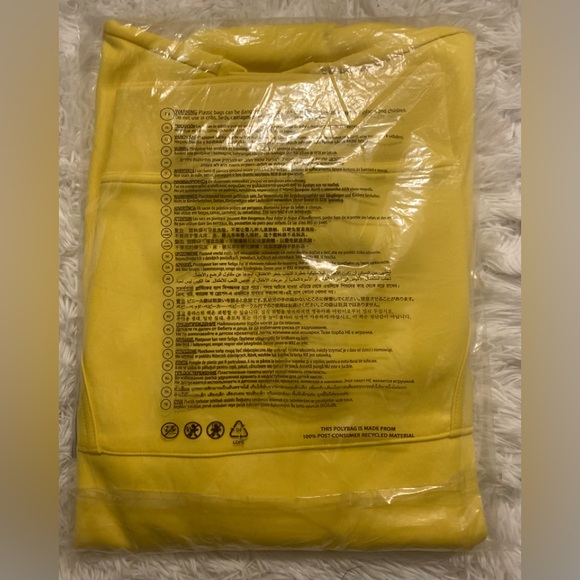 Polo Ralph Lauren Yellow Hooded Sweatshirt Hoodie - Picture 4 of 6